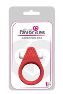 ALL TIME FAVORITES SILICONE STIMU-RING RED ALL TIME FAVORITES SILICONE STIMU-RING RED