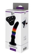 COLOURFUL LOVE STRAP ON SOLID DILDO COLOURFUL LOVE STRAP ON SOLID DILDO