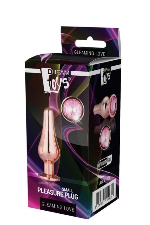 GLEAMING LOVE ROSE GOLD PLEASURE PLUG S GLEAMING LOVE ROSE GOLD PLEASURE PLUG S