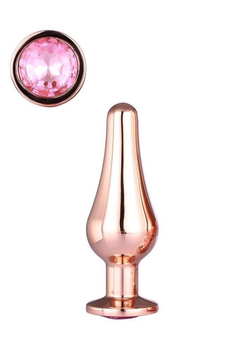 GLEAMING LOVE ROSE GOLD PLEASURE PLUG S GLEAMING LOVE ROSE GOLD PLEASURE PLUG S