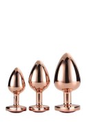 GLEAMING LOVE ROSE GOLD PLUG SET GLEAMING LOVE ROSE GOLD PLUG SET