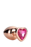 GLEAMING LOVE ROSE GOLD PLUG SMALL GLEAMING LOVE ROSE GOLD PLUG SMALL
