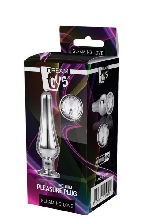 GLEAMING LOVE SILVER PLEASURE PLUG M GLEAMING LOVE SILVER PLEASURE PLUG M