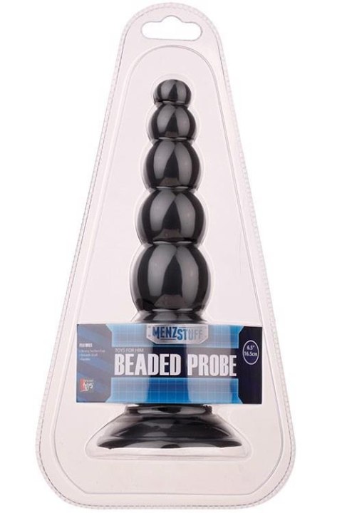MENZSTUFF BEADED PROBE BLACK MENZSTUFF BEADED PROBE BLACK