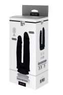 REAL LOVE DUAL DENSITY DOUBLE PENETRATOR BLACK REAL LOVE DUAL DENSITY DOUBLE PENETRATOR BLACK