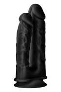 REAL LOVE DUAL DENSITY DOUBLE PENETRATOR BLACK REAL LOVE DUAL DENSITY DOUBLE PENETRATOR BLACK