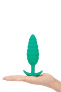 B-VIBE TWIST TEXTURE PLUG GREEN B-VIBE TWIST TEXTURE PLUG GREEN