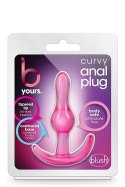 B YOURS CURVY ANAL PLUG PINK B YOURS CURVY ANAL PLUG PINK