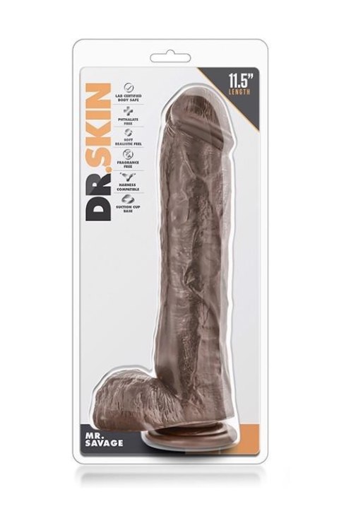DR. SKIN MR. SAVAGE 11.5INCH DILDO DR. SKIN MR. SAVAGE 11.5INCH DILDO
