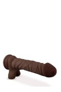 DR. SKIN PLUS 9 INCH POSABLE DILDO WITH BALLS CHOCOLATE DR. SKIN PLUS 9 INCH POSABLE DILDO WITH BALLS CHOCOLATE