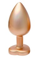 GLEAMING LOVE MATTE GOLD PLUG LARGE GLEAMING LOVE MATTE GOLD PLUG LARGE
