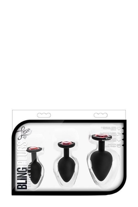 LUXE BLING PLUGS TRAINING KIT RED GEMS LUXE BLING PLUGS TRAINING KIT RED GEMS