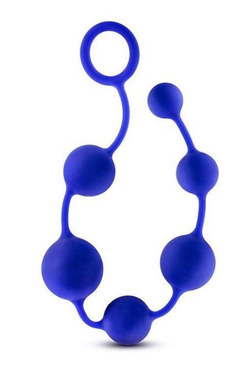 PERFORMANCE SILICONE ANAL BEADS INDIGO PERFORMANCE SILICONE ANAL BEADS INDIGO