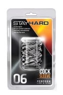 STAY HARD COCK SLEEVE 06 CLEAR STAY HARD COCK SLEEVE 06 CLEAR