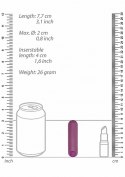 10 Speed Rechargeable Bullet - Purple 10 Speed Rechargeable Bullet - Purple
