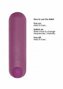 10 Speed Rechargeable Bullet - Purple 10 Speed Rechargeable Bullet - Purple