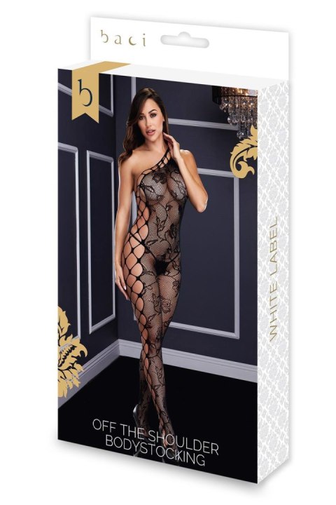 BACI OFF THE SHOULDER BODYSTOCKING BLACK, OS BACI OFF THE SHOULDER BODYSTOCKING BLACK, OS