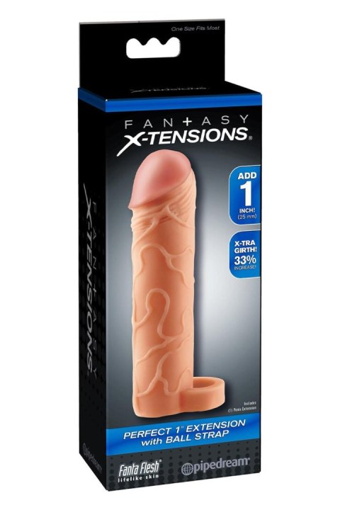 FANTASY X-TENSIONS PERFECT 1 INCH EXTENSION WITH BALL STRAP LIGHT FANTASY X-TENSIONS PERFECT 1 INCH EXTENSION WITH BALL STRAP LIGHT