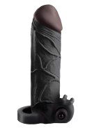 FANTASY X-TENSIONS VIBRATING REAL FEEL 2 INCH EXTENSION BLACK FANTASY X-TENSIONS VIBRATING REAL FEEL 2 INCH EXTENSION BLACK