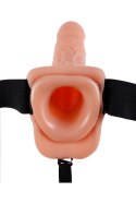 FETISH FANTASY SERIES 7 INCH VIBRATING HOLLOW STRAP-ON WITH BALLS LIGHT FETISH FANTASY SERIES 7 INCH VIBRATING HOLLOW STRAP-ON WITH BALLS LIGHT