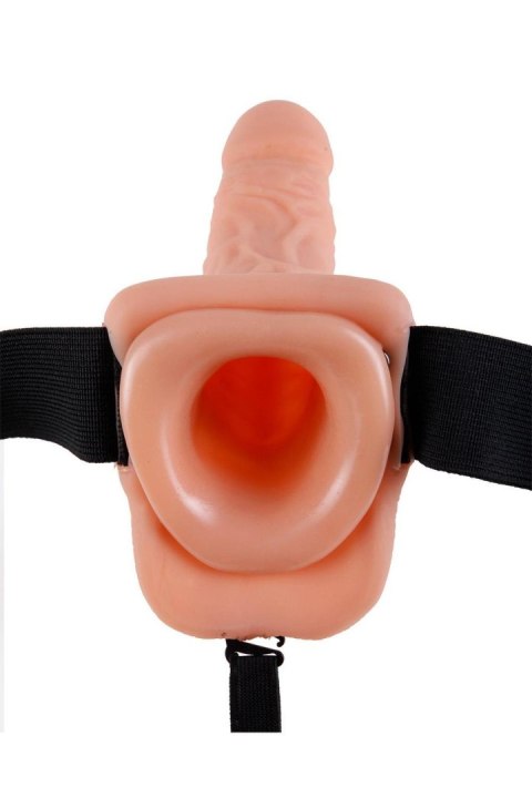 FETISH FANTASY SERIES 9 INCH HOLLOW STRAP-ON WITH BALLS LIGHT FETISH FANTASY SERIES 9 INCH HOLLOW STRAP-ON WITH BALLS LIGHT