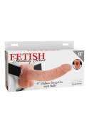 FETISH FANTASY SERIES 9 INCH HOLLOW STRAP-ON WITH BALLS LIGHT FETISH FANTASY SERIES 9 INCH HOLLOW STRAP-ON WITH BALLS LIGHT