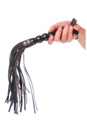 FETISH FANTASY SERIES BEADED CAT-O-NINE TAILS BLACK FETISH FANTASY SERIES BEADED CAT-O-NINE TAILS BLACK