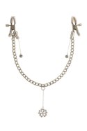 FETISH FANTASY SERIES CRYSTAL NIPPLE CLAMPS SILVER FETISH FANTASY SERIES CRYSTAL NIPPLE CLAMPS SILVER