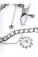 FETISH FANTASY SERIES CRYSTAL NIPPLE CLAMPS SILVER FETISH FANTASY SERIES CRYSTAL NIPPLE CLAMPS SILVER