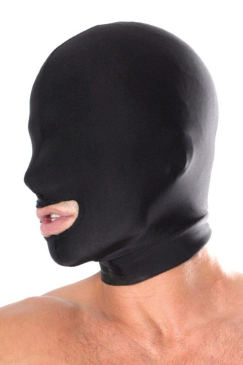 FETISH FANTASY SERIES SPANDEX OPEN MOUTH HOOD BLACK FETISH FANTASY SERIES SPANDEX OPEN MOUTH HOOD BLACK