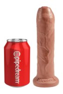 KING COCK 7 INCH UNCUT TAN KING COCK 7 INCH UNCUT TAN
