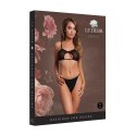 Keyhole Mesh Bra with Double Back Straps and Adjustable Sliders - One Size - Black Keyhole Mesh Bra with Double Back Straps and Adjustable Sliders - One Size - Black