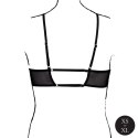Keyhole Mesh Bra with Double Back Straps and Adjustable Sliders - One Size - Black Keyhole Mesh Bra with Double Back Straps and Adjustable Sliders - One Size - Black