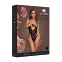 Lace Underwired Open Cup Bodysuit with Adjustable Sliders - One Size - Black Lace Underwired Open Cup Bodysuit with Adjustable Sliders - One Size - Black