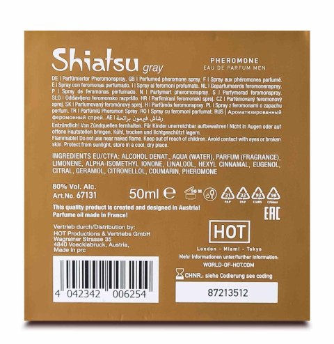 SHIATSU Pheromon Fragrance man grey 50 ml SHIATSU Pheromon Fragrance man grey 50 ml