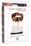 SPORTSHEETS AMBER COLLAR AND LEASH SPORTSHEETS AMBER COLLAR AND LEASH