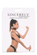 SPORTSHEETS AMBER COLLAR AND LEASH SPORTSHEETS AMBER COLLAR AND LEASH