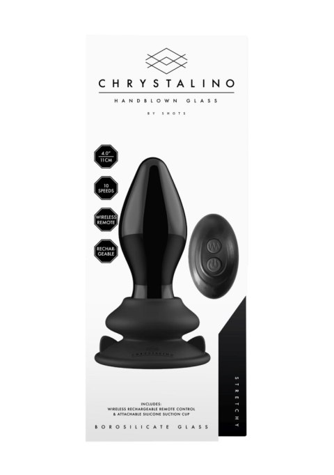 Stretchy - With Suction Cup and Remote - 10 Speed - Black Stretchy - With Suction Cup and Remote - 10 Speed - Black