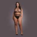 2 piece with crop top, pantie and fishnet structure. 2 piece with crop top, pantie and fishnet structure.