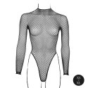 Body with fishnet structure and turtle neck. Body with fishnet structure and turtle neck.