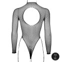 Body with fishnet structure and turtle neck. Body with fishnet structure and turtle neck.