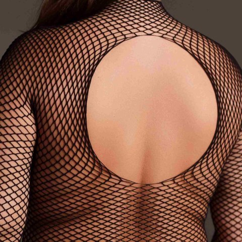 Body with fishnet structure and turtle neck. Body with fishnet structure and turtle neck.