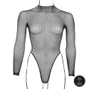 Body with fishnet structure and turtle neck. Body with fishnet structure and turtle neck.