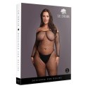 Bodystocking with off shoulder neckline, fishnet structure and open crotch. Bodystocking with off shoulder neckline, fishnet structure and open crotch.