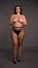 Panty with small fishnet structure. Panty with small fishnet structure.
