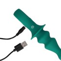 Pawn Shaped Anal Vibrator - Peacock Plume Pawn Shaped Anal Vibrator - Peacock Plume
