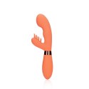 Silicone Rabbit Vibrator with Ribbed Clitoral Stimulator Silicone Rabbit Vibrator with Ribbed Clitoral Stimulator