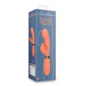 Silicone Rabbit Vibrator with Ribbed Clitoral Stimulator Silicone Rabbit Vibrator with Ribbed Clitoral Stimulator