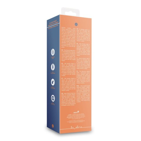 Silicone Rabbit Vibrator with Ribbed Clitoral Stimulator Silicone Rabbit Vibrator with Ribbed Clitoral Stimulator