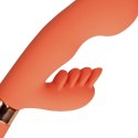 Silicone Rabbit Vibrator with Ribbed Clitoral Stimulator Silicone Rabbit Vibrator with Ribbed Clitoral Stimulator